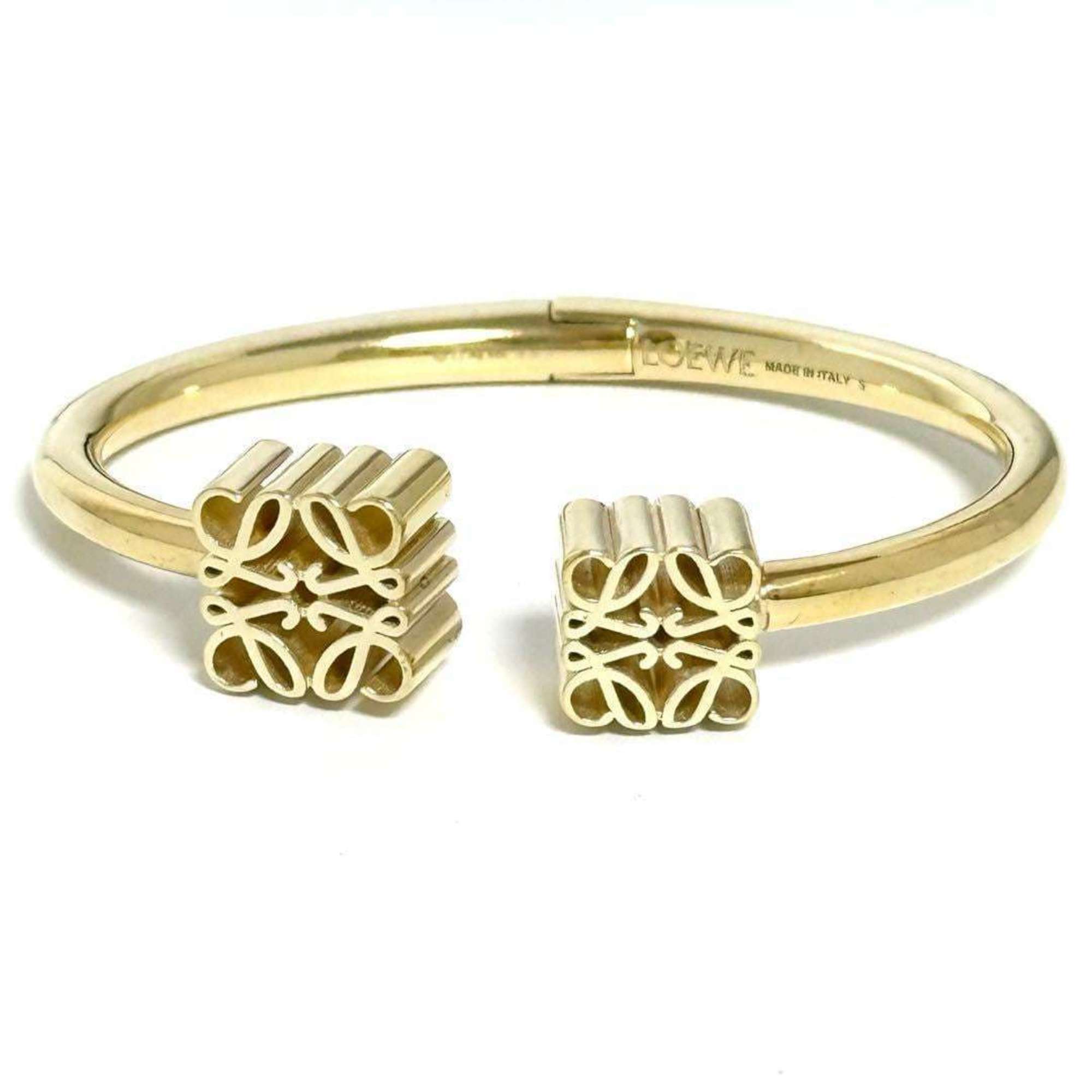 Loewe Women's Anagram Bangle Cuff Bracelet, Size Small